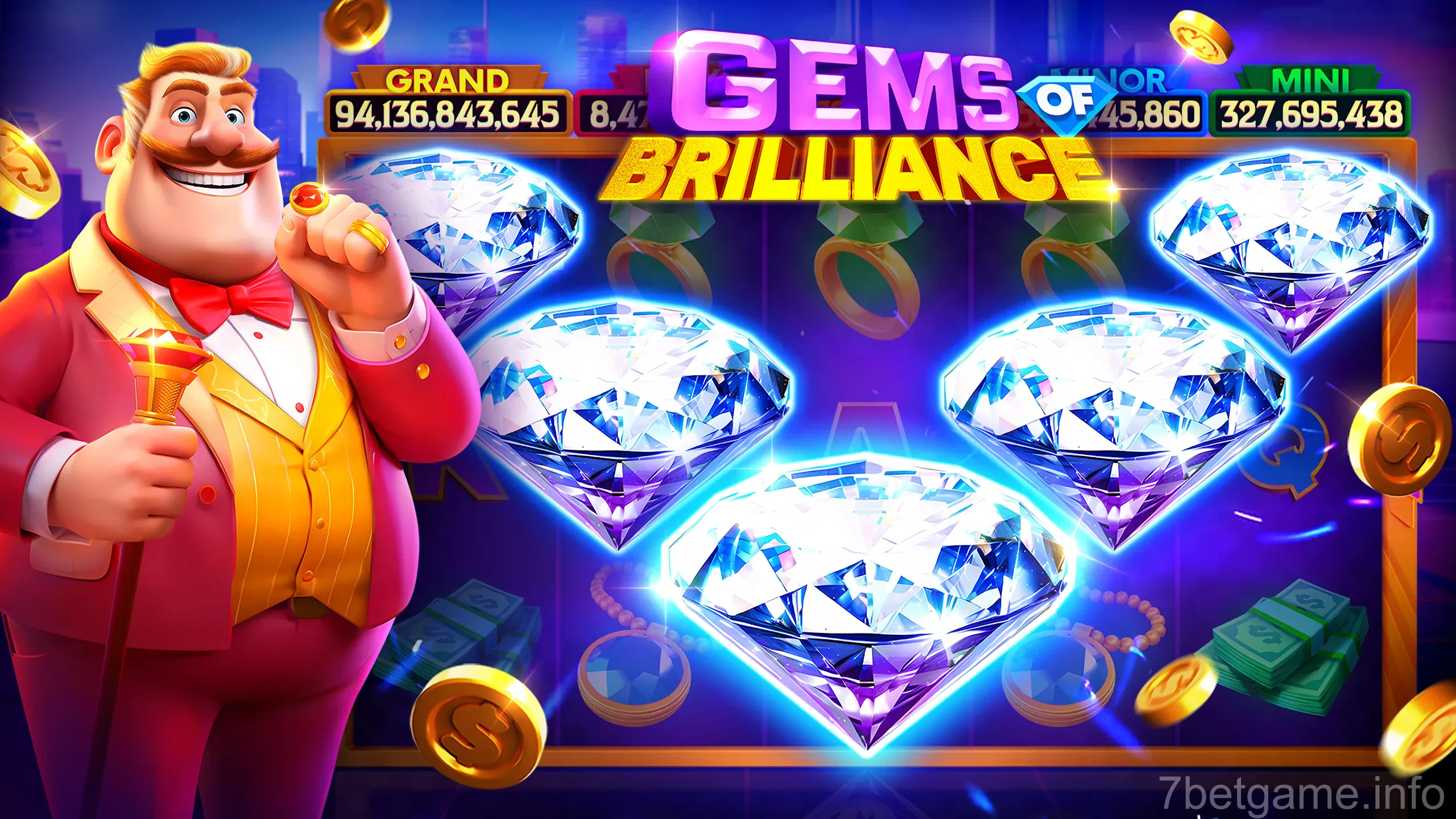 Tela inicial do app 7bet